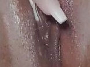 Just fingering and stroking my juicy wet pussy and clit